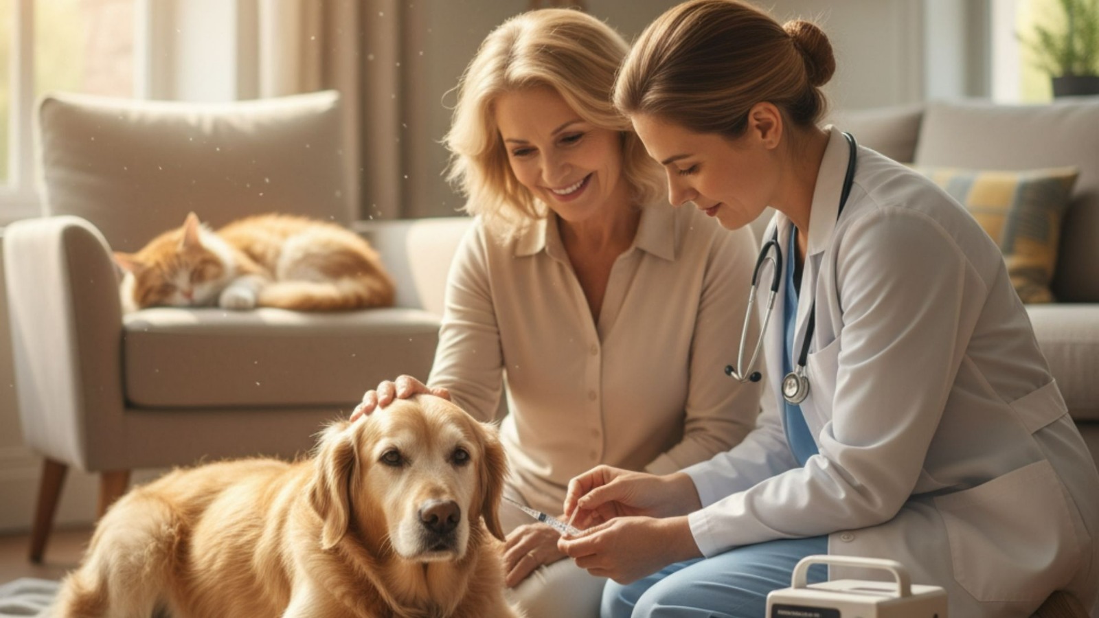 Eve Servis Veterinerlik ile Yaşlı Hayvanlarda Rahat Tedavi