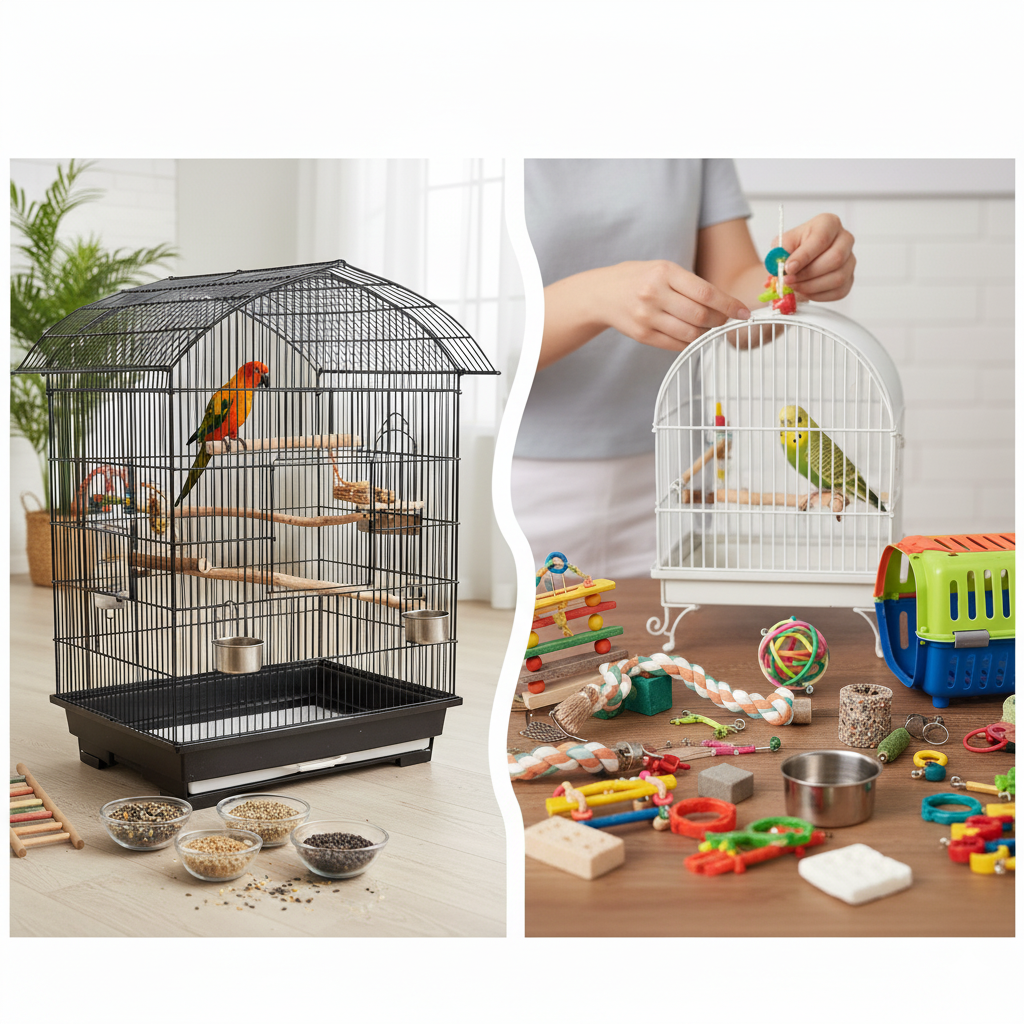 Kuşlar İçin Kafes ve Aksesuar Seçiminde İpuçları