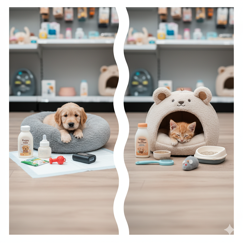 Yavru Hayvanlar İçin Özel Petshop Ürünleri